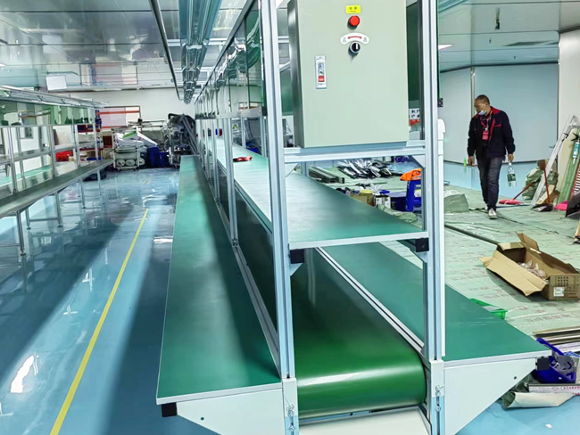 深圳精极生产线厂家分享：常见的流水线设备有几种？