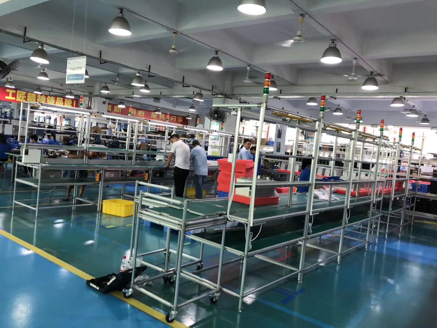 倍速链环形组装线在汽车制造行业的应用和优势